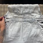 Faherty  Railroad Stripe Straight‎ Leg Overalls XS Cottagecore Prairie Boho Photo 9