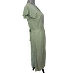 Lucky Brand  Green Midi Dress Size Small Cottage Minimal Whimsical Fairy Flutter Photo 3