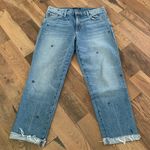 Lucky Brand Mid Rise Sienna Boyfriend Pink Floral Jeans Size 6 Photo 1