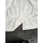 H&M White And Cream Striped Women's Suit Blazer Jacket Size 4 European Size 34 Photo 7