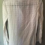 kim rogers  white button down top Photo 3