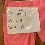 Charlie Paige Shorts NWT Small Pink Bermuda Embroidered Gold Pineapples Resort Photo 8