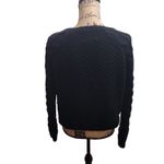 AUDREY PARKS Sweater Womens Size XS Black Knitted Pullover Soft Minimalist Chic Photo 2