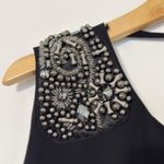 ZARA Short Romper with Embellished Shoulders and Open Back, Size L Photo 4