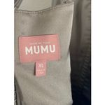 Show Me Your Mumu Nina Maxi Dress in Moss Green Luxe Satin XL Photo 5