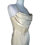 NBD  Aella Gown in Champagne Medium New Womens Long Maxi Dress Photo 7