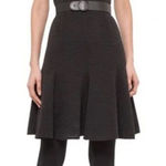 Akris Punto  Ribbed Short Sleeve Dress Black Turtleneck Size 6 Photo 0