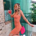 Motel Rocks Pink & Orange Zebra Mini Dress Photo 2