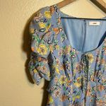 Likely  Lana‎ Puff Sleeve Dress in Periwinkle Floral Multi Photo 4