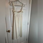 We Wore What  Corset Midi Dress in Whisper White Photo 5