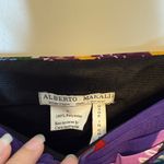 Alberto Makali Vibrant Purple and Red Maxi Dress vintage 1990s Colorful Dress Photo 12