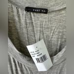 West Kei Nordstrom NWT Grey Sleeveless Wide Leg Stretchy Flattering Jumpsuit M Photo 2