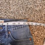 Madewell  9" High Rise Skinny Jeans Ripped Distressed Raw Hem‎ Light Wash Size 26 Photo 3