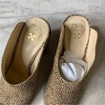 Vince Camuto Mesella Natural Spotted Calf Hair Mules Size 9.5 Photo 4