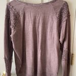 Knox Rose  women’s lavender bliss lightweight crewneck, long sleeve, sz L Photo 3