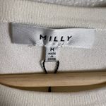 Milly White Cut-Out Flare Long Sleeve Knit Pullover Sweater Top Size M Photo 7