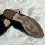 Kate Spade  ♠️ Navy Slip-On Patent Leather Loafers with Floral Accent Sz 8M.  B72 Photo 6