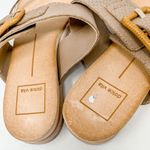 NEW Dolce Vita Perris Leather Double Strap Slide Sandal, Size 6.5, MSRP $100 Tan Photo 11