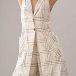 Maeve  Long Linen Vest, size 4 Photo 0