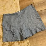 ZARA Blue Wrap Ruffle Mini Skort Photo 0