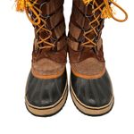 Sorel  Women's Brown Joan of Arctic Leather Snow Boots Size 9 Photo 4