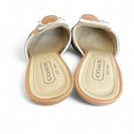 Coach Vintage y2k made in italy  beige‎ Bow Slides Mules sz. 7-7.5 Photo 5