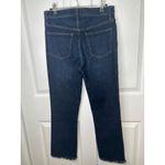 J.Crew  Billie Demi Boot Crop Jeans Women 27 Blue Raw Hem Stretch Denim High Rise Photo 2