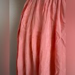 Handmade Pink Accordion Silk Flowy Maxi Skirt Size L Photo 5
