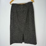 Pendleton  Charcoal Midi Lined Pencil Skirt | 14 Photo 1