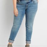 Maurice's Plus Size DenimFlex Medium Plaid Cuffed Jegging size L Photo 6