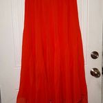 Anthropologie Poppy Red Women's Maxi Skirt XS Photo 0