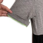 Free People Beach Gray & Black Short Sleeve Casual Dress Photo 3