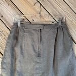 Grizas Sage Green 100% Linen Layered Maxi Skirt Size L 28" Waist Size L Photo 3