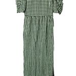 Cider ‎ Check Pattern Open Back Maxi Dress Photo 0