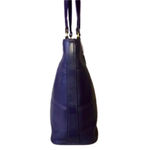 Coach Vintage TRIBECA Purple Glove Tanned Slim Bleeker Bucket Shoulder Bag 9098 Photo 4