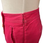 J.Crew Peyton Sailor Button Front Lined Wide Pants in Stretch Linen Pink Size 8 Photo 4