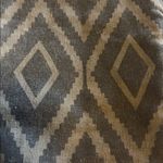 MYRA CROSSBODY BAG DARK GREY/BLUE CANVAS WITH TAN LEATHER TRIM ADJUSTABLE STRAP Gray Photo 1