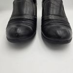 Earth Origins Women Loafers Leather Black SlipOn Sz 8.5 M Derby Shoes Block Heel Photo 15