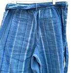 Anthropologie Laguna Cropped Wide Leg Cotton Linen Pants Photo 9