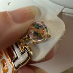 Halloween TRICK Orange Purple and Black Single Earring Photo 3