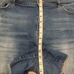 Garnet Hill  Jean Shorts Womens Size 32 Organic Cotton Stretch Denim High Rise Photo 4