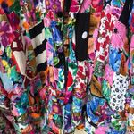 We Bebop Vintage Colorful Floral Quilted Jacket Photo 1
