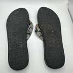 Coach  Jada Signature C Monogram Flip Flop Sandals Black Tan Womens 11B y2k Photo 2