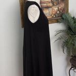 Elie McCarthy black slinky rhinestone fabulous Size large sleeveless dress Photo 7