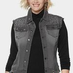 Melissa McCarthy NWOT  SEVEN7 Studded VEST XS. Photo 0