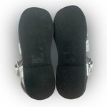 ZARA NWOT  Metallic Silver Fishermen Sandals Photo 7