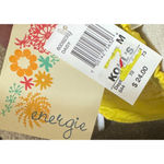 Energie NWT  Halter Top cami tank Bright Yellow eyelet Lace Trim Coquette sz M Photo 5