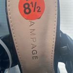 Rampage Women’s Woven Heels Size 9 Black New With Defect Style EIRA03L Stiletto Photo 8