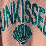 Simply Southern  Pink Sweatshirt with Blue Accents Photo 4