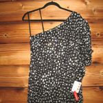 Mac Duggal NWT  One Shoulder Jeweled Puff Sleeve Dress Photo 6